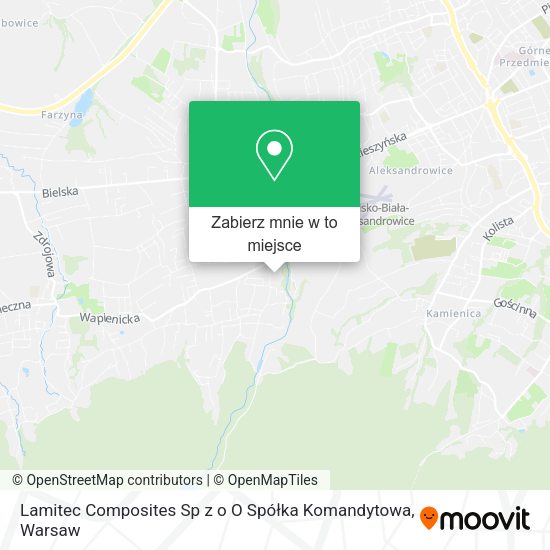 Mapa Lamitec Composites Sp z o O Spółka Komandytowa