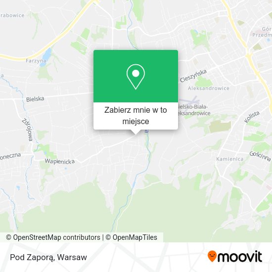 Mapa Pod Zaporą