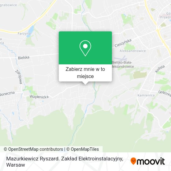 Mapa Mazurkiewicz Ryszard. Zakład Elektroinstalacyjny