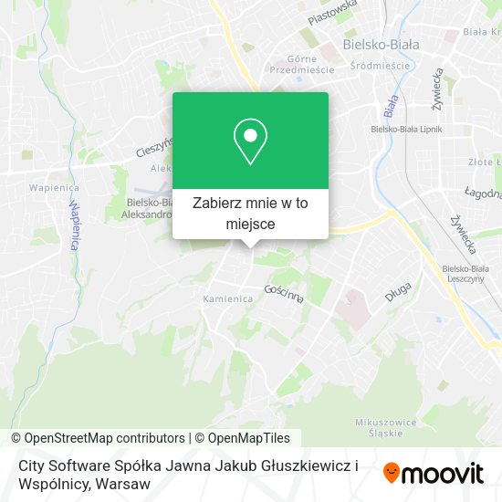 Mapa City Software Spółka Jawna Jakub Głuszkiewicz i Wspólnicy