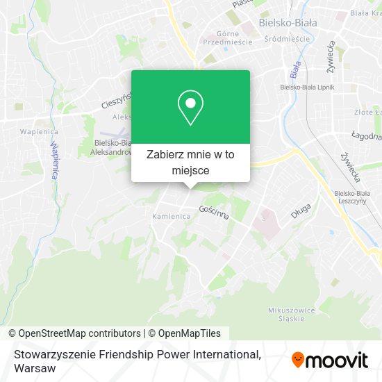 Mapa Stowarzyszenie Friendship Power International