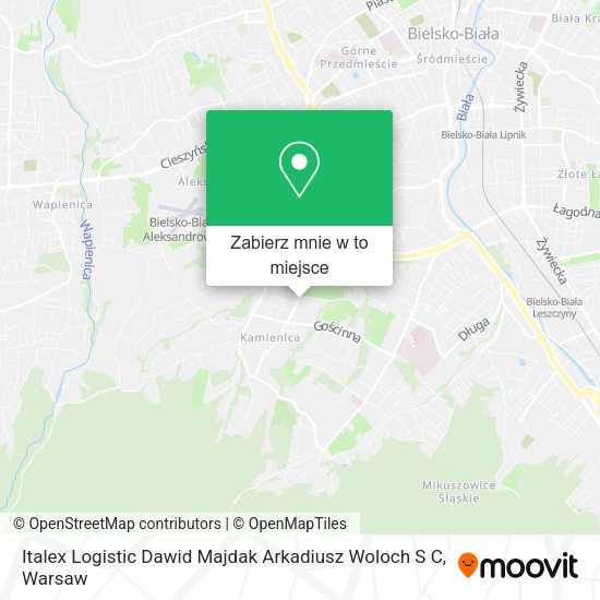 Mapa Italex Logistic Dawid Majdak Arkadiusz Woloch S C