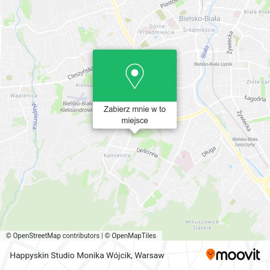 Mapa Happyskin Studio Monika Wójcik