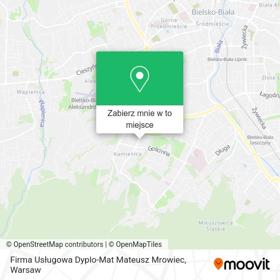 Mapa Firma Usługowa Dyplo-Mat Mateusz Mrowiec