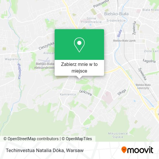 Mapa Techinvestua Natalia Dóka