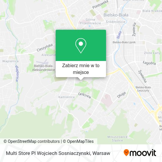 Mapa Multi Store Pl Wojciech Sosniaczynski