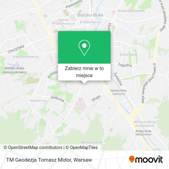 Mapa TM Geodezja Tomasz Midor