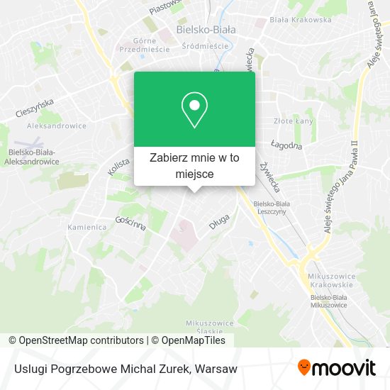 Mapa Uslugi Pogrzebowe Michal Zurek