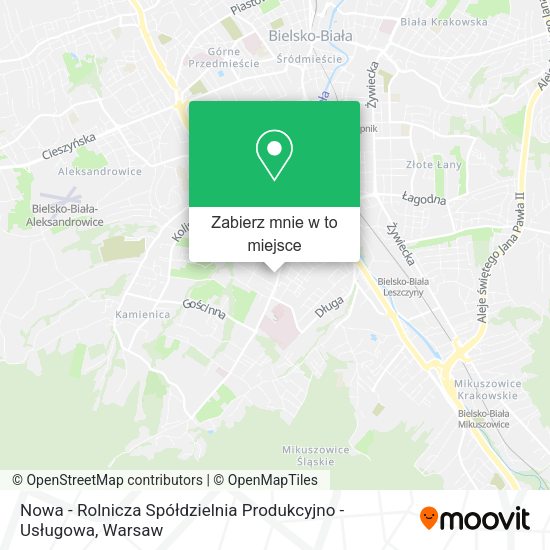 Mapa Nowa - Rolnicza Spółdzielnia Produkcyjno - Usługowa