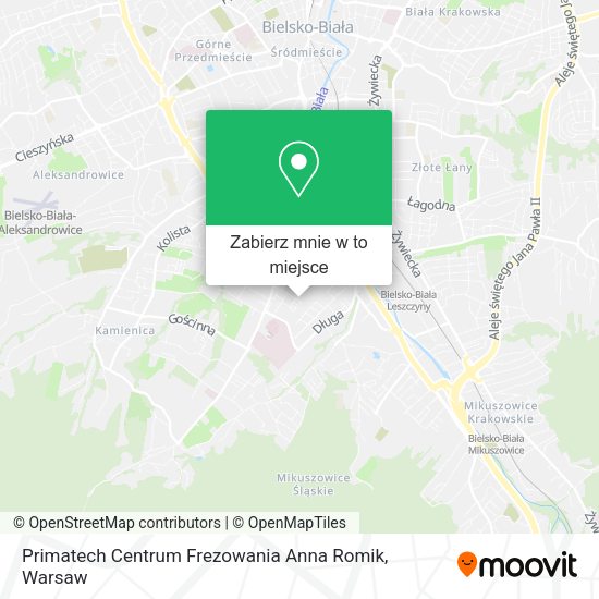 Mapa Primatech Centrum Frezowania Anna Romik