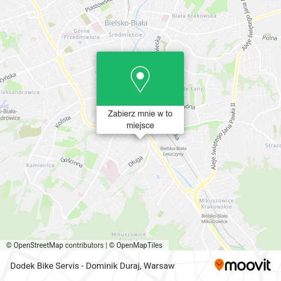 Mapa Dodek Bike Servis - Dominik Duraj