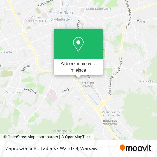 Mapa Zaproszenia Bb Tadeusz Wandzel