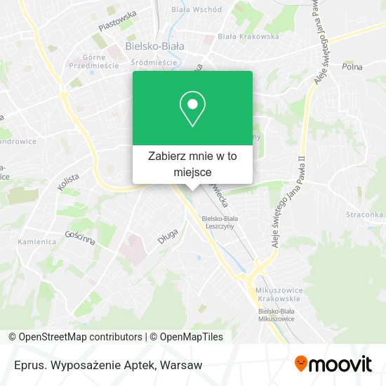 Mapa Eprus. Wyposażenie Aptek