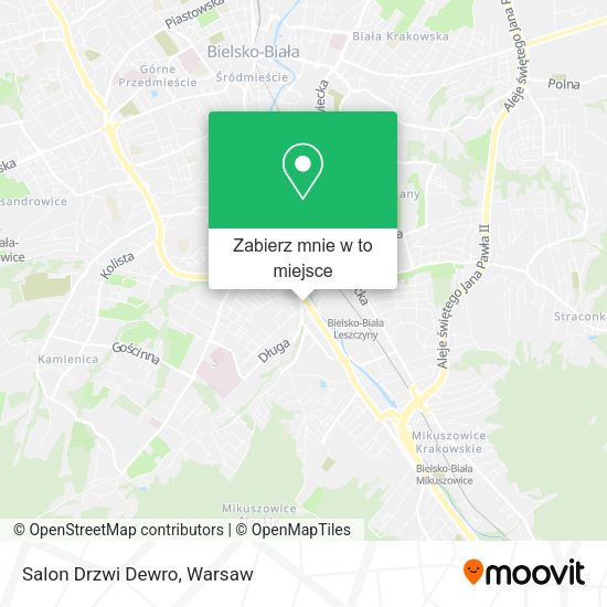 Mapa Salon Drzwi Dewro