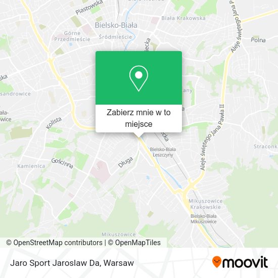 Mapa Jaro Sport Jaroslaw Da