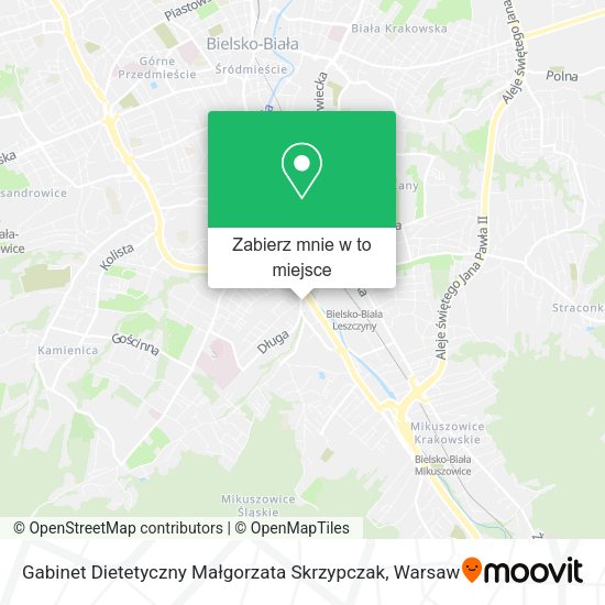 Mapa Gabinet Dietetyczny Małgorzata Skrzypczak