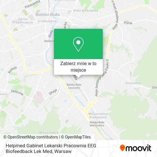 Mapa Helpmed Gabinet Lekarski Pracownia EEG Biofeedback Lek Med