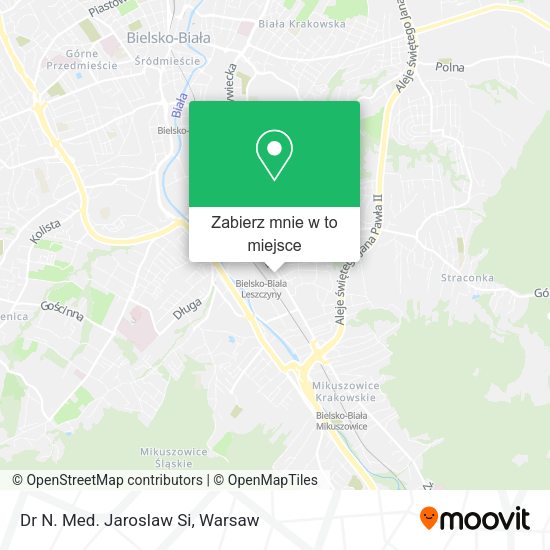 Mapa Dr N. Med. Jaroslaw Si