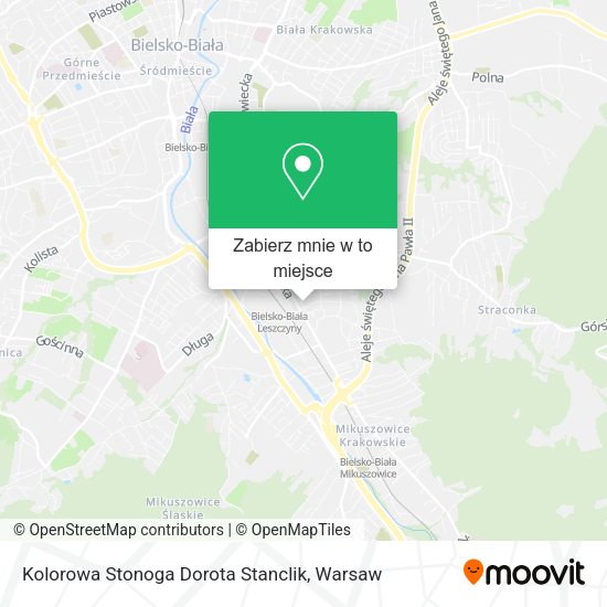 Mapa Kolorowa Stonoga Dorota Stanclik