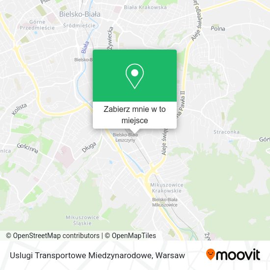 Mapa Uslugi Transportowe Miedzynarodowe