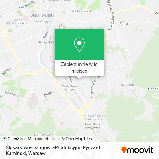 Mapa Ślusarstwo-Usługowo-Produkcyjne Ryszard Kamiński