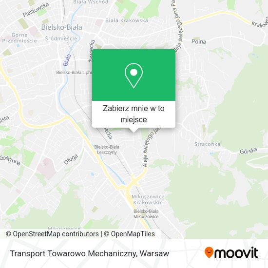 Mapa Transport Towarowo Mechaniczny