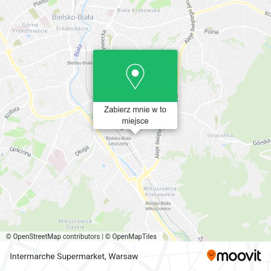 Mapa Intermarche Supermarket