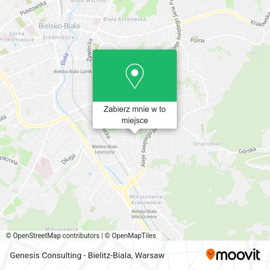 Mapa Genesis Consulting - Bielitz-Biala