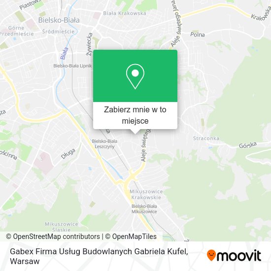 Mapa Gabex Firma Usług Budowlanych Gabriela Kufel