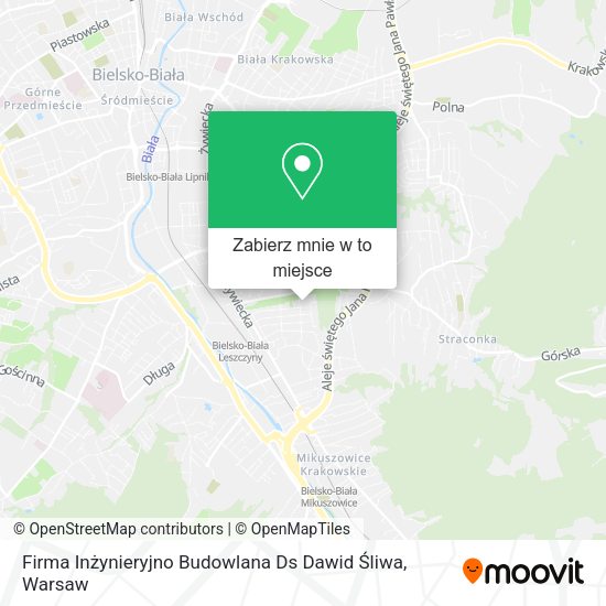 Mapa Firma Inżynieryjno Budowlana Ds Dawid Śliwa