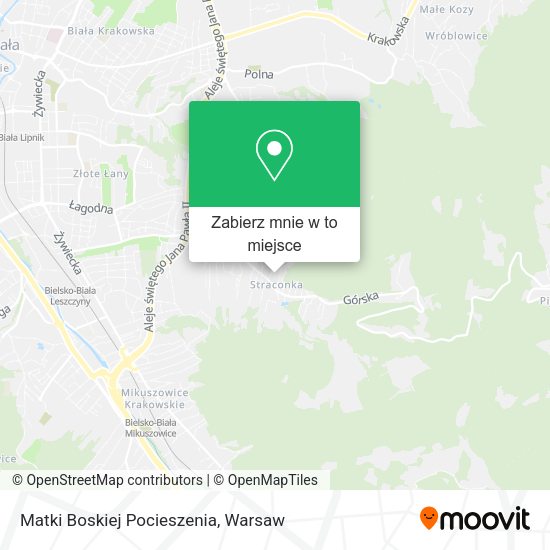 Mapa Matki Boskiej Pocieszenia