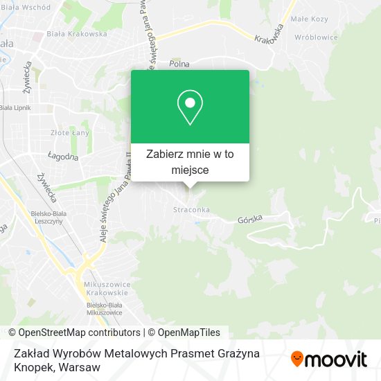 Mapa Zakład Wyrobów Metalowych Prasmet Grażyna Knopek