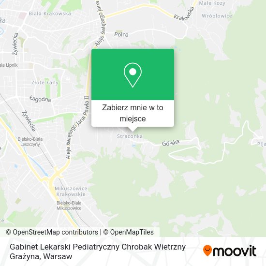 Mapa Gabinet Lekarski Pediatryczny Chrobak Wietrzny Grażyna