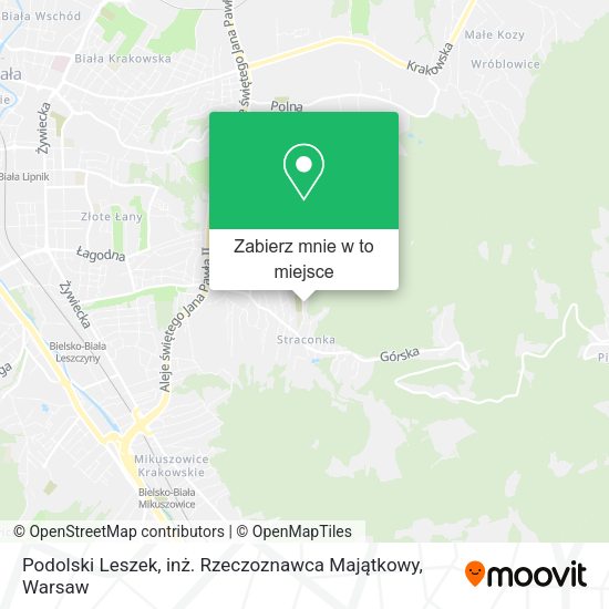 Mapa Podolski Leszek, inż. Rzeczoznawca Majątkowy