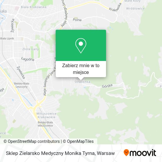 Mapa Sklep Zielarsko Medyczny Monika Tyrna