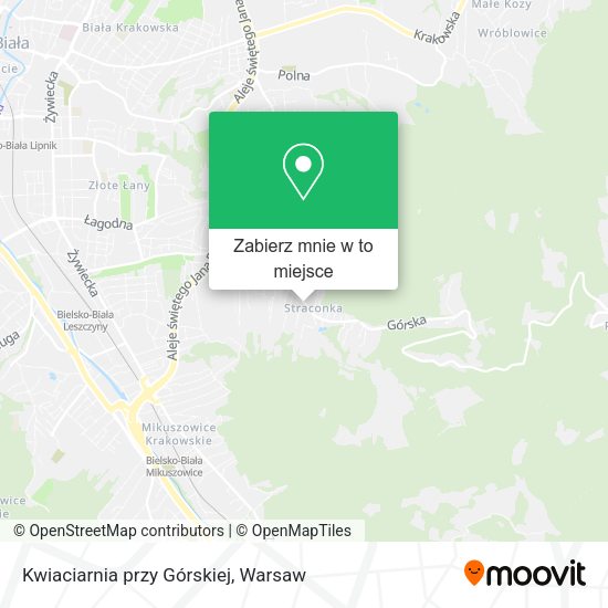 Mapa Kwiaciarnia przy Górskiej