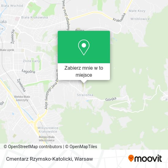 Mapa Cmentarz Rzymsko-Katolicki