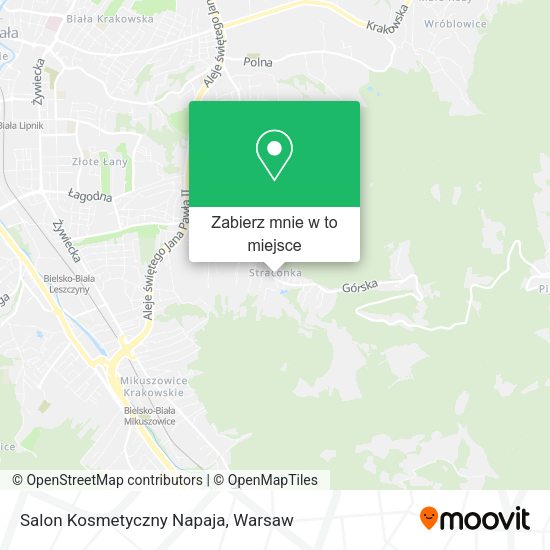 Mapa Salon Kosmetyczny Napaja