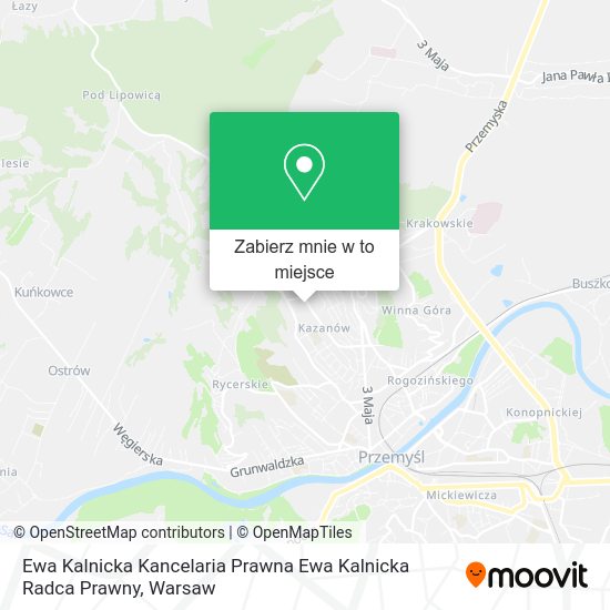 Mapa Ewa Kalnicka Kancelaria Prawna Ewa Kalnicka Radca Prawny