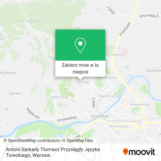 Mapa Antoni Sarkady Tłumacz Przysięgły Języka Tureckiego