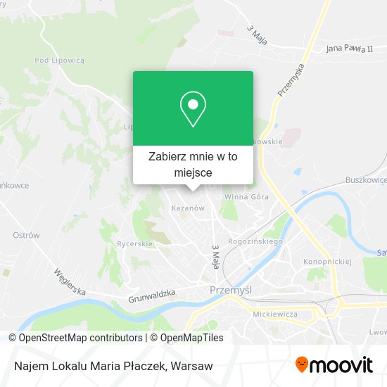 Mapa Najem Lokalu Maria Płaczek