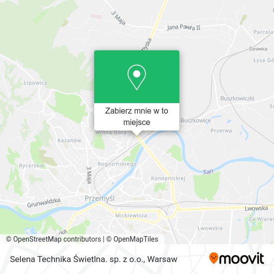 Mapa Selena Technika Świetlna. sp. z o.o.