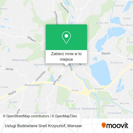 Mapa Uslugi Budowlane Greń Krzysztof