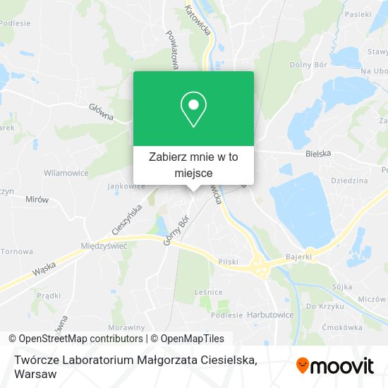 Mapa Twórcze Laboratorium Małgorzata Ciesielska