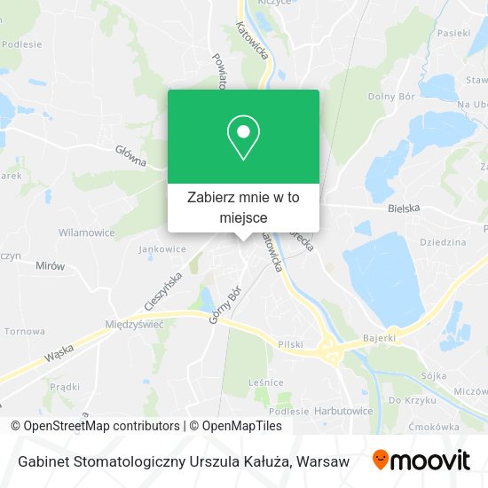 Mapa Gabinet Stomatologiczny Urszula Kałuża