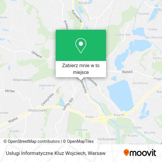 Mapa Usługi Informatyczne Kluz Wojciech
