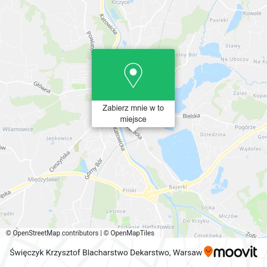 Mapa Święczyk Krzysztof Blacharstwo Dekarstwo