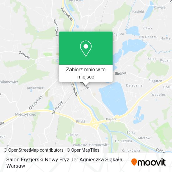 Mapa Salon Fryzjerski Nowy Fryz Jer Agnieszka Siąkała