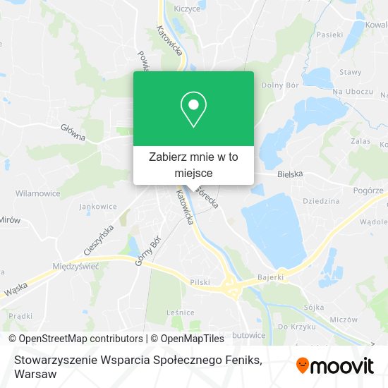 Mapa Stowarzyszenie Wsparcia Społecznego Feniks