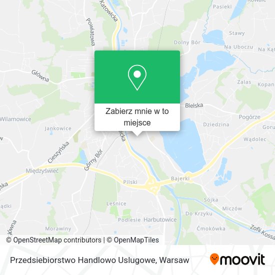 Mapa Przedsiebiorstwo Handlowo Uslugowe